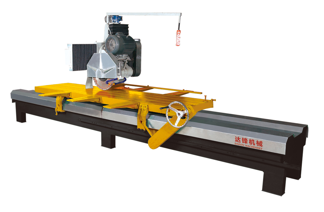 Manual slab edge cutting machine